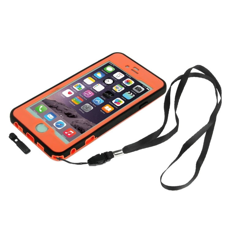 For  iPhone 8 & 7  Professional and Powerful Dustproof Shatter-resistant Shockproof Life Waterproof Ultra-thin Protective Case with Lanyard