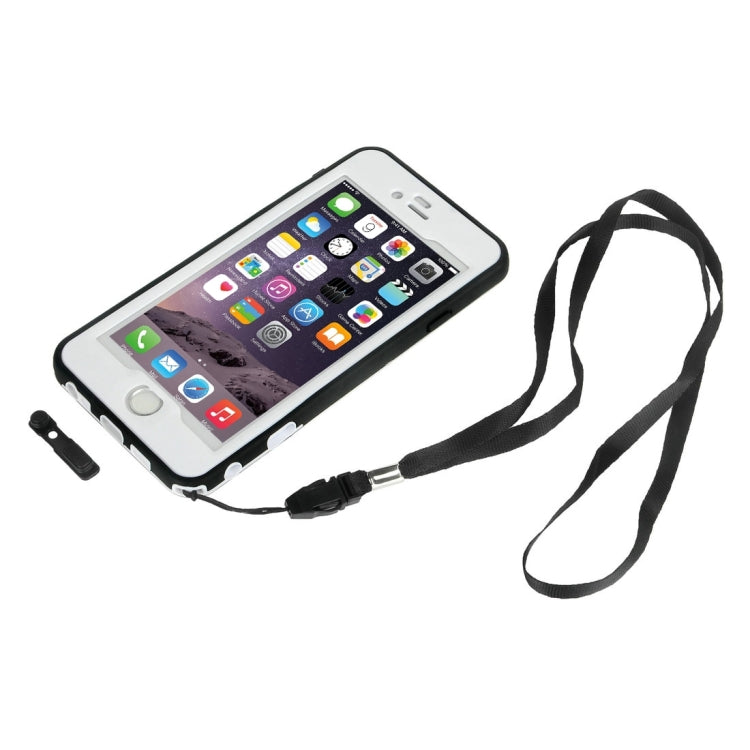 For  iPhone 8 & 7  Professional and Powerful Dustproof Shatter-resistant Shockproof Life Waterproof Ultra-thin Protective Case with Lanyard