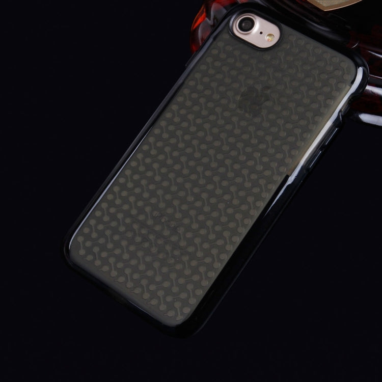 For  iPhone 8 & 7  Dumbbell Texture Transparent TPU Protective Case