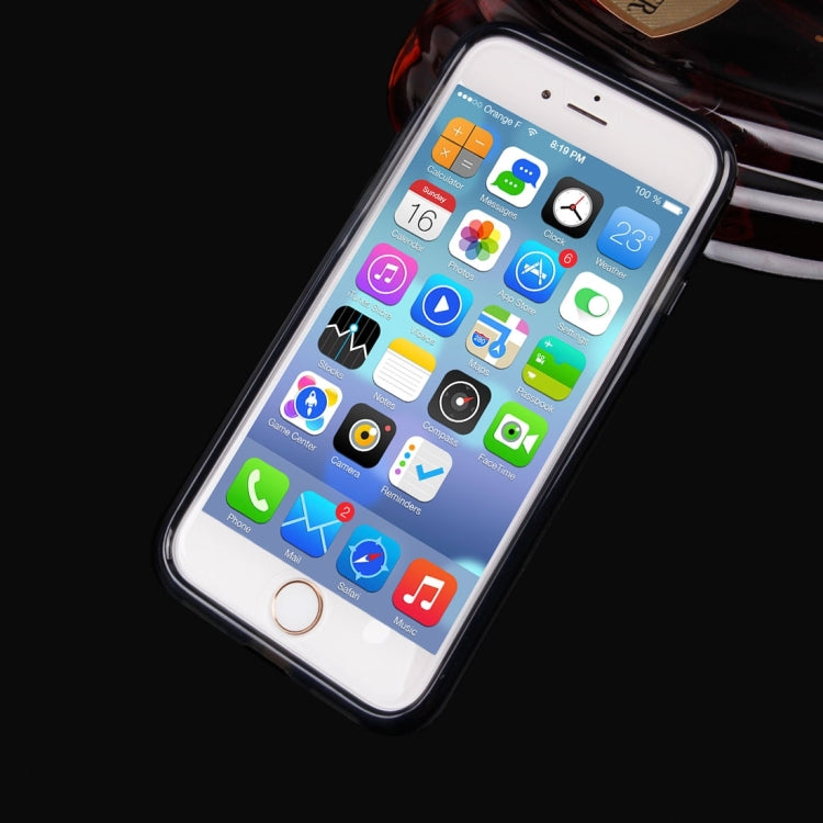 For  iPhone 8 & 7  Dumbbell Texture Transparent TPU Protective Case