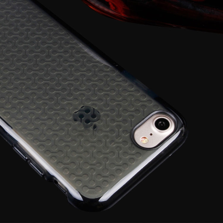 For  iPhone 8 & 7  Dumbbell Texture Transparent TPU Protective Case