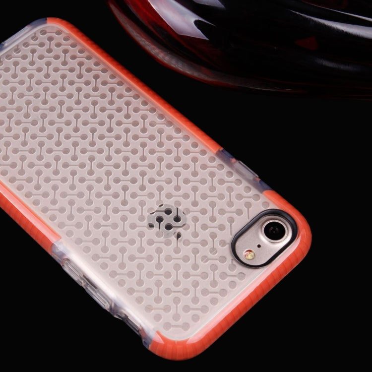 For  iPhone 8 & 7  Dumbbell Texture Transparent TPU Protective Case