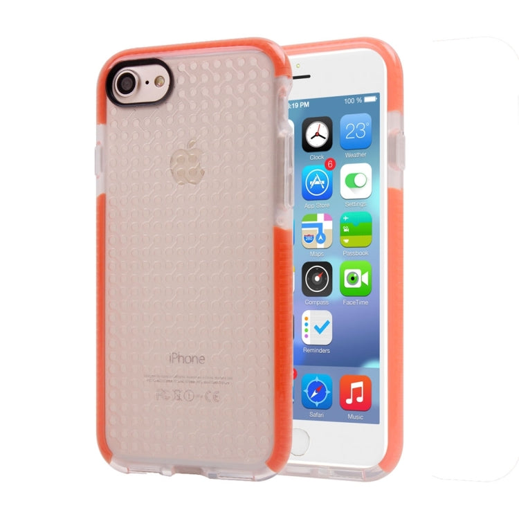 For  iPhone 8 & 7  Dumbbell Texture Transparent TPU Protective Case