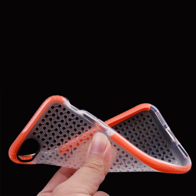 For  iPhone 8 & 7  Dumbbell Texture Transparent TPU Protective Case