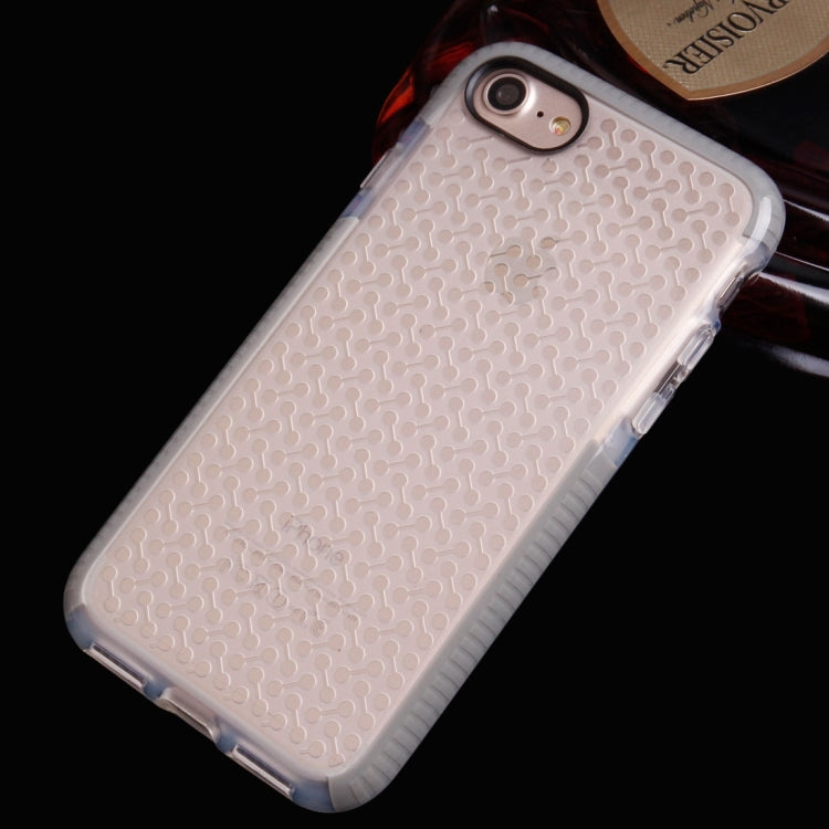 For  iPhone 8 & 7  Dumbbell Texture Transparent TPU Protective Case