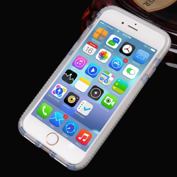 For  iPhone 8 & 7  Dumbbell Texture Transparent TPU Protective Case