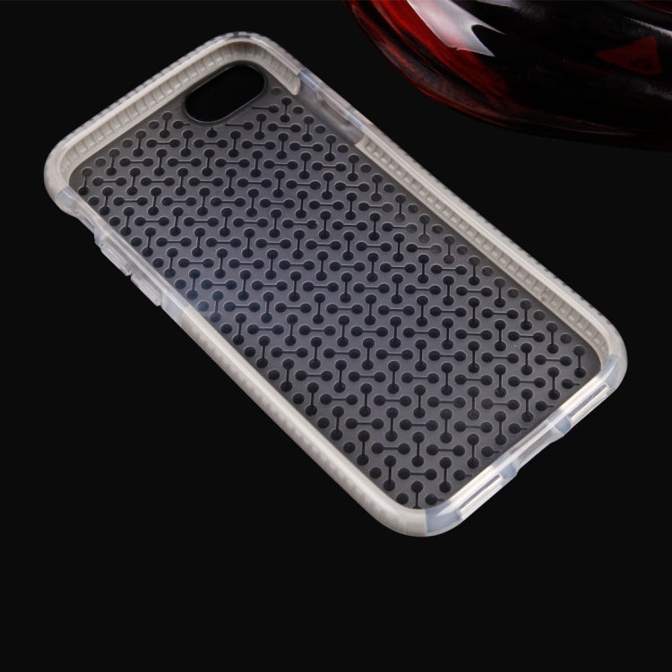 For  iPhone 8 & 7  Dumbbell Texture Transparent TPU Protective Case