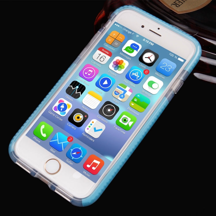 For  iPhone 8 & 7  Dumbbell Texture Transparent TPU Protective Case