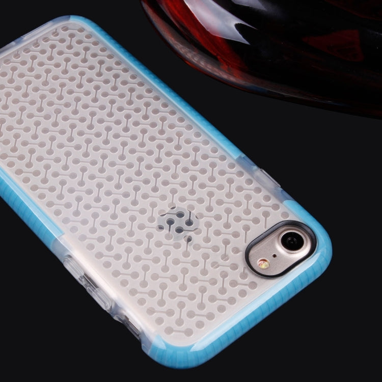 For  iPhone 8 & 7  Dumbbell Texture Transparent TPU Protective Case
