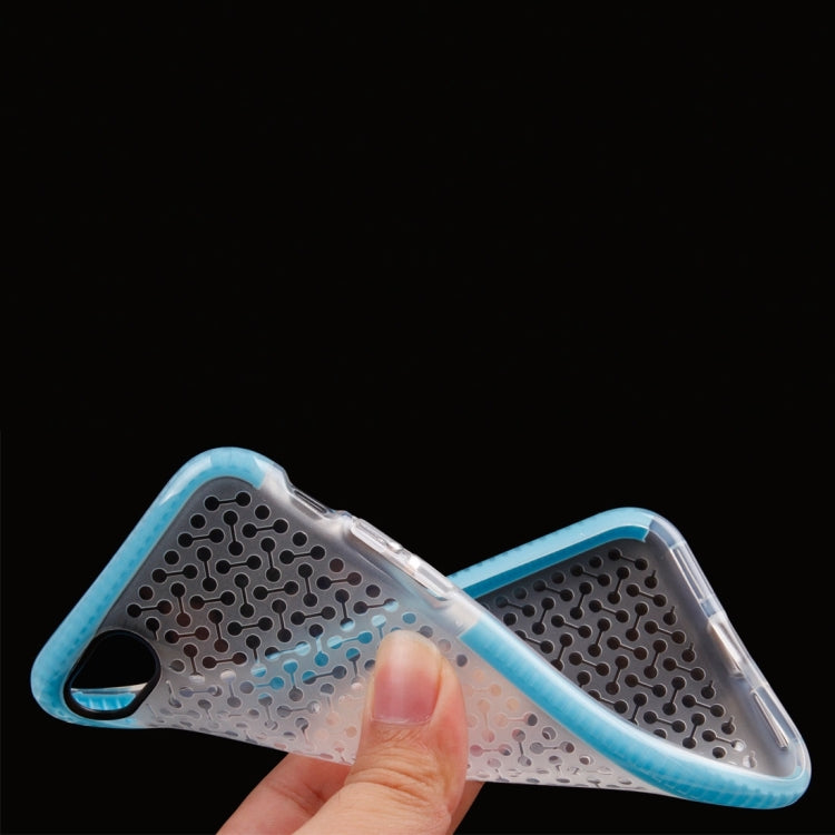 For  iPhone 8 & 7  Dumbbell Texture Transparent TPU Protective Case