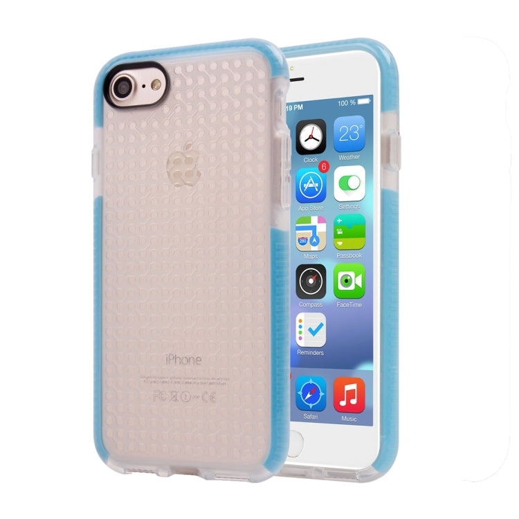 For  iPhone 8 & 7  Dumbbell Texture Transparent TPU Protective Case