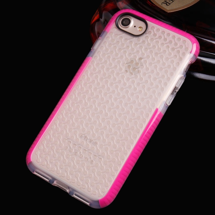 For  iPhone 8 & 7  Dumbbell Texture Transparent TPU Protective Case