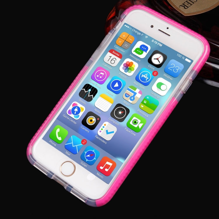 For  iPhone 8 & 7  Dumbbell Texture Transparent TPU Protective Case