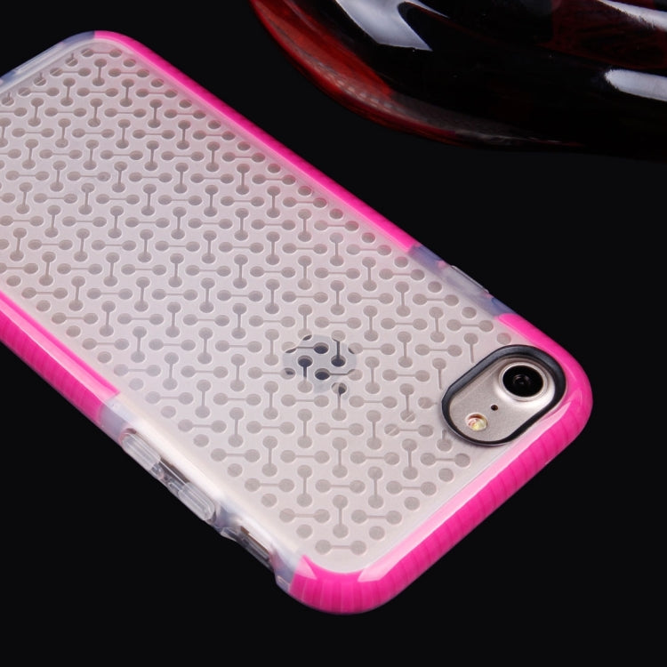 For  iPhone 8 & 7  Dumbbell Texture Transparent TPU Protective Case