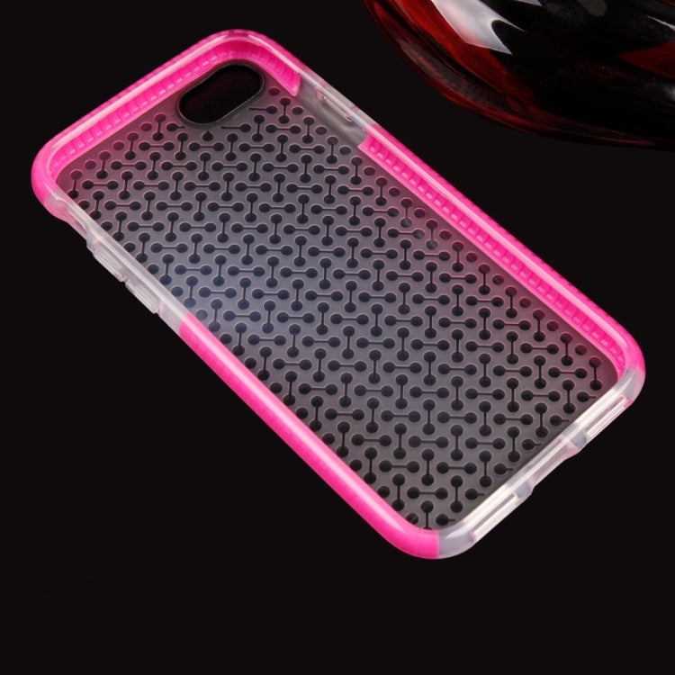 For  iPhone 8 & 7  Dumbbell Texture Transparent TPU Protective Case
