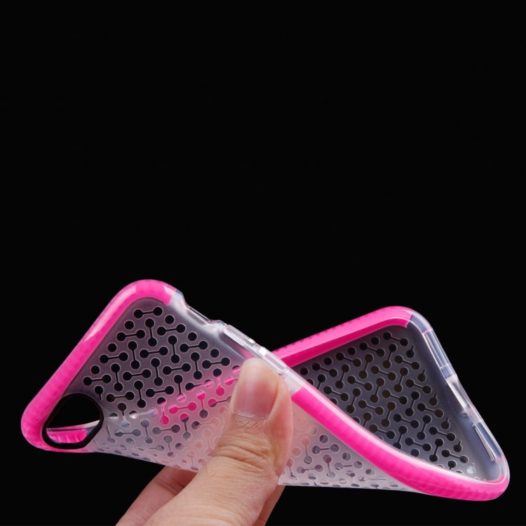 For  iPhone 8 & 7  Dumbbell Texture Transparent TPU Protective Case