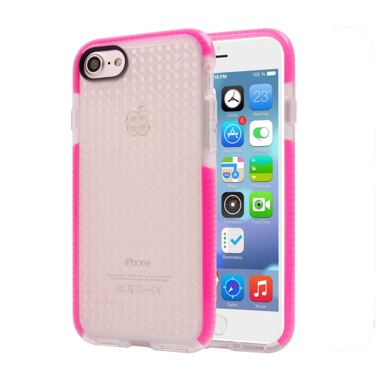 For  iPhone 8 & 7  Dumbbell Texture Transparent TPU Protective Case