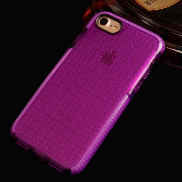 For  iPhone 8 & 7  Dumbbell Texture Transparent TPU Protective Case