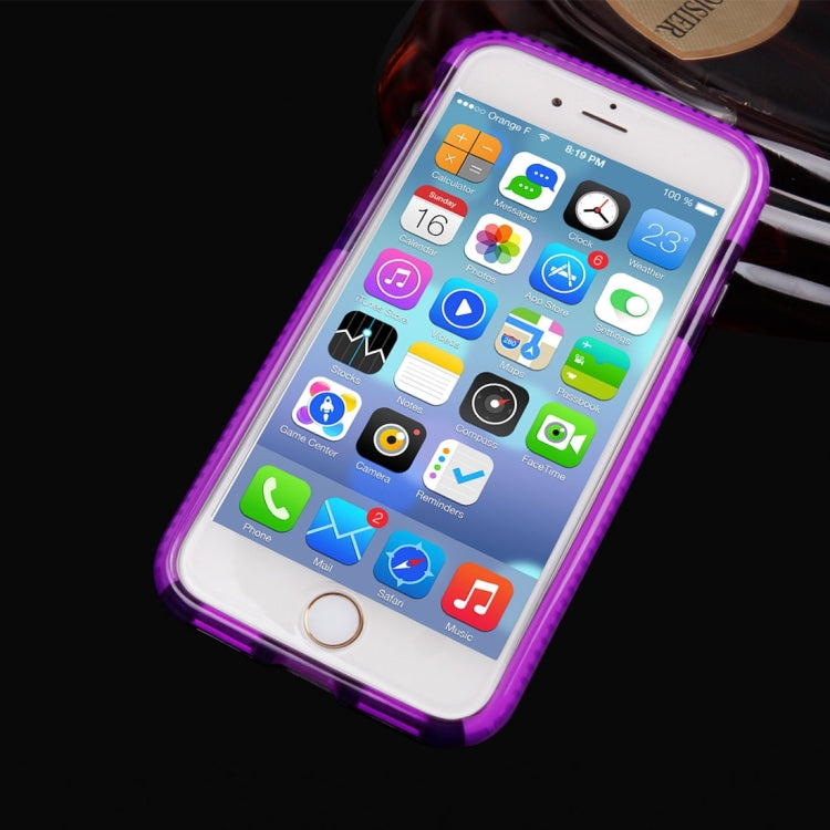 For  iPhone 8 & 7  Dumbbell Texture Transparent TPU Protective Case