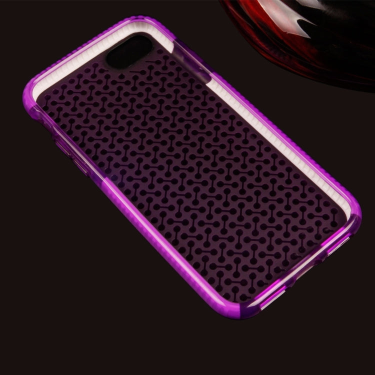 For  iPhone 8 & 7  Dumbbell Texture Transparent TPU Protective Case