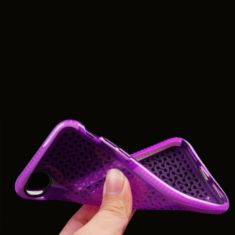 For  iPhone 8 & 7  Dumbbell Texture Transparent TPU Protective Case
