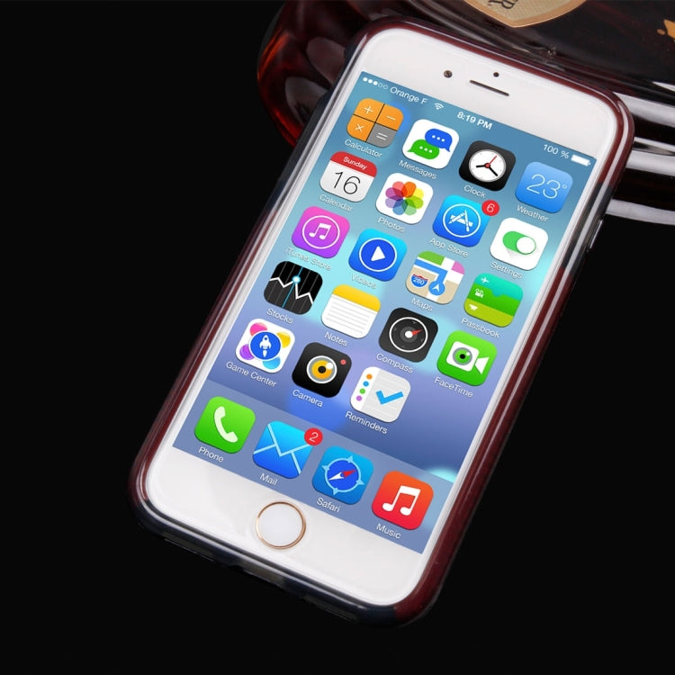 For  iPhone 8 & 7  Dumbbell Texture Transparent TPU Protective Case