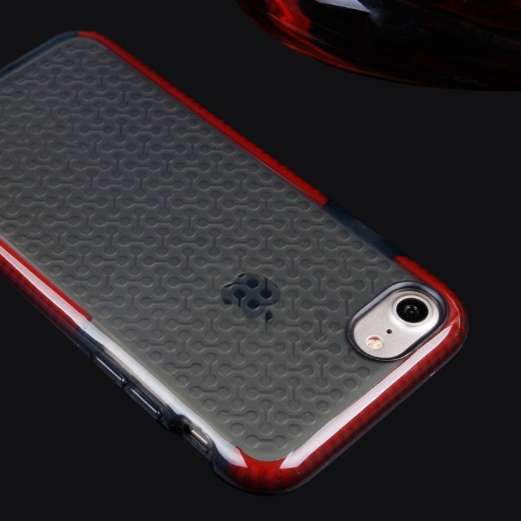 For  iPhone 8 & 7  Dumbbell Texture Transparent TPU Protective Case