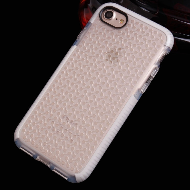 For  iPhone 8 & 7  Dumbbell Texture Transparent TPU Protective Case