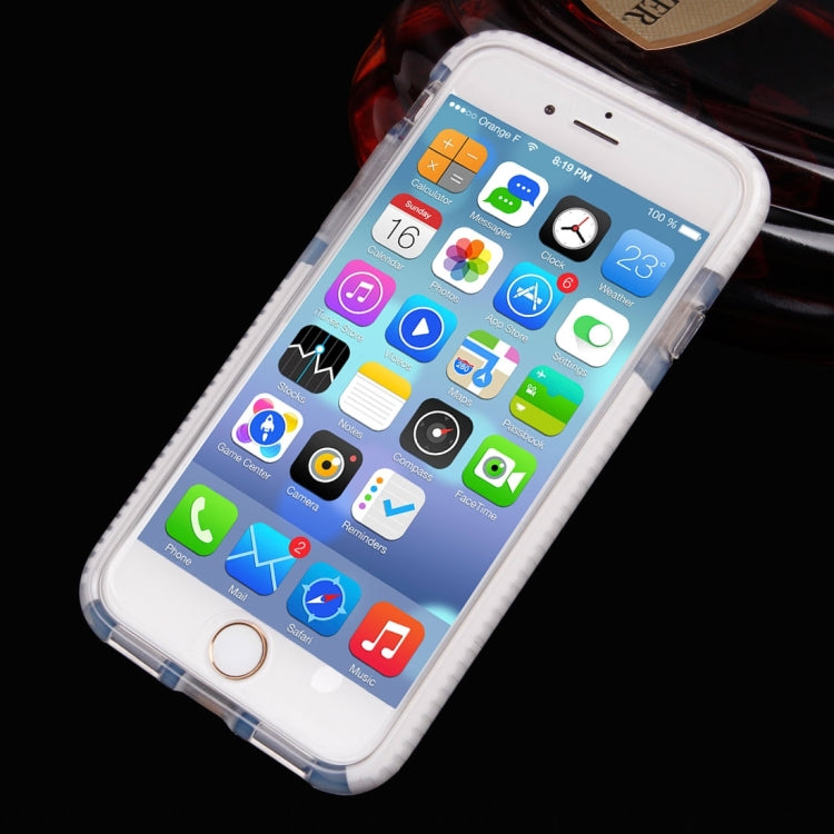 For  iPhone 8 & 7  Dumbbell Texture Transparent TPU Protective Case