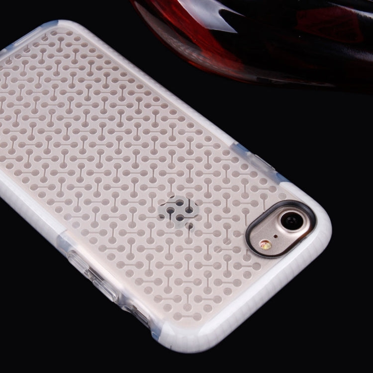 For  iPhone 8 & 7  Dumbbell Texture Transparent TPU Protective Case