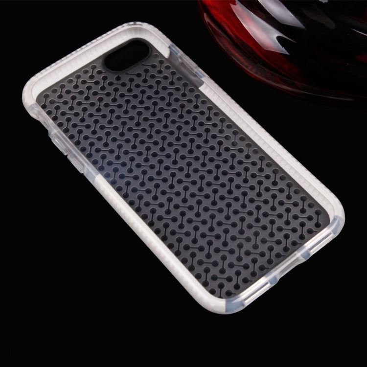 For  iPhone 8 & 7  Dumbbell Texture Transparent TPU Protective Case