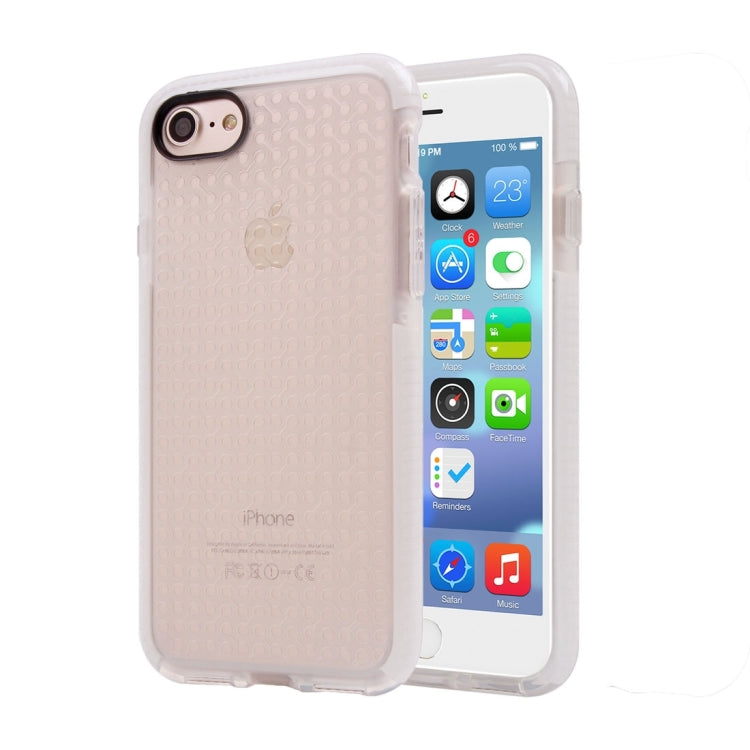 For  iPhone 8 & 7  Dumbbell Texture Transparent TPU Protective Case