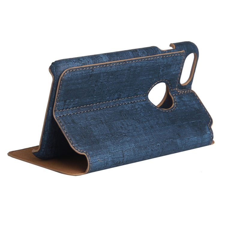 For  iPhone 8 & 7  Ultra-thin Wood Texture Horizontal Flip PU Leather Protective Case with Holder