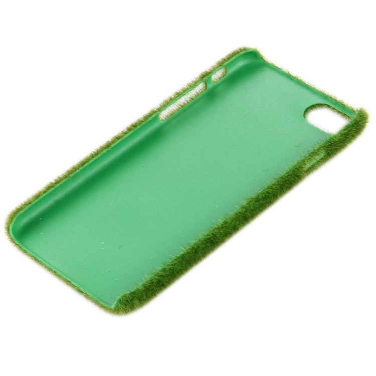 For  iPhone 8 & 7  Simulation 3D Green Grass Lawn Hard Cover Phone Protective Back Case(Green)
