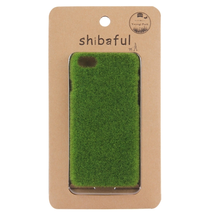 For  iPhone 8 & 7  Simulation 3D Green Grass Lawn Hard Cover Phone Protective Back Case(Green)