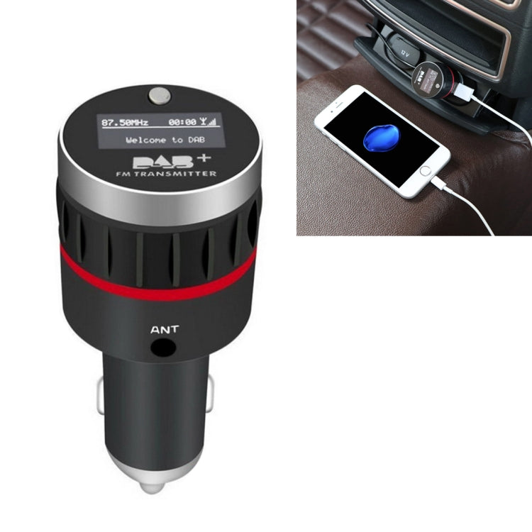 Car DAB + (Digital Audio Broadcasting) Tuner FM Transmitter Adapter Radio Receiver