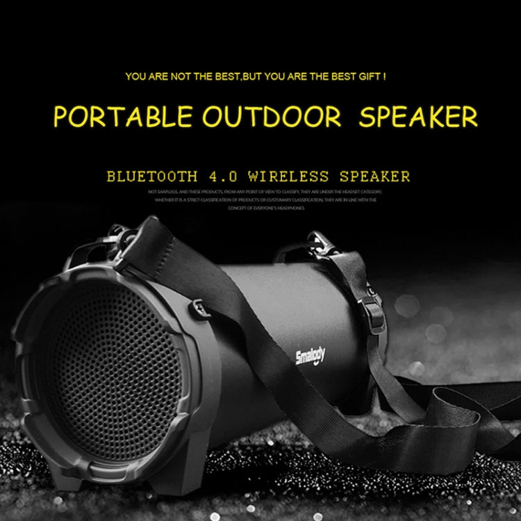 Smalody SL-10 Portable Outdoor High Power Bluetooth V4.0 Stereo Speaker, Support TF Card, AUX, U Disk, For iPhone, Samsung, Huawei, Xiaomi, HTC and Other Smartphones