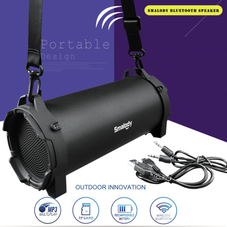 Smalody SL-10 Portable Outdoor High Power Bluetooth V4.0 Stereo Speaker, Support TF Card, AUX, U Disk, For iPhone, Samsung, Huawei, Xiaomi, HTC and Other Smartphones