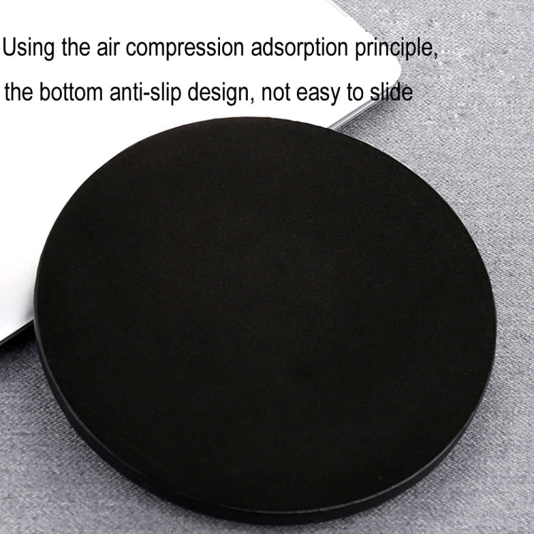 HomePod Speaker Base Apple Artificial Intelligence Bluetooth Speaker Genuine leather Desktop Mat(Black)