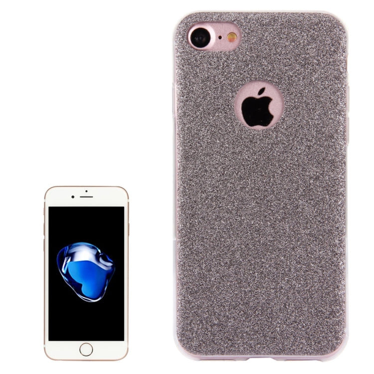 For  iPhone 8 & 7  Glitter Powder Soft TPU Protective Cover Case