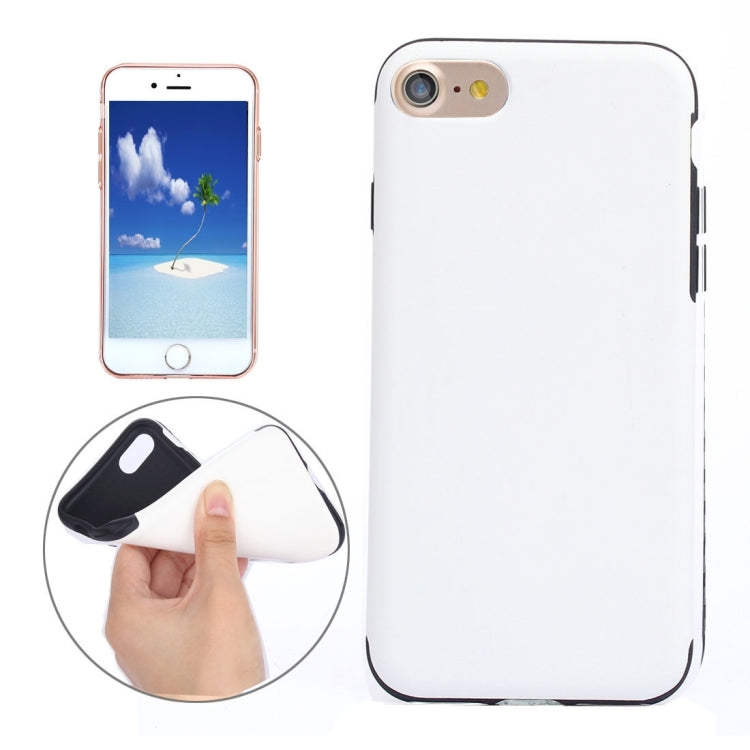 For  iPhone 8 & 7  Crazy Horse Texture Soft PU Protective Leather Case