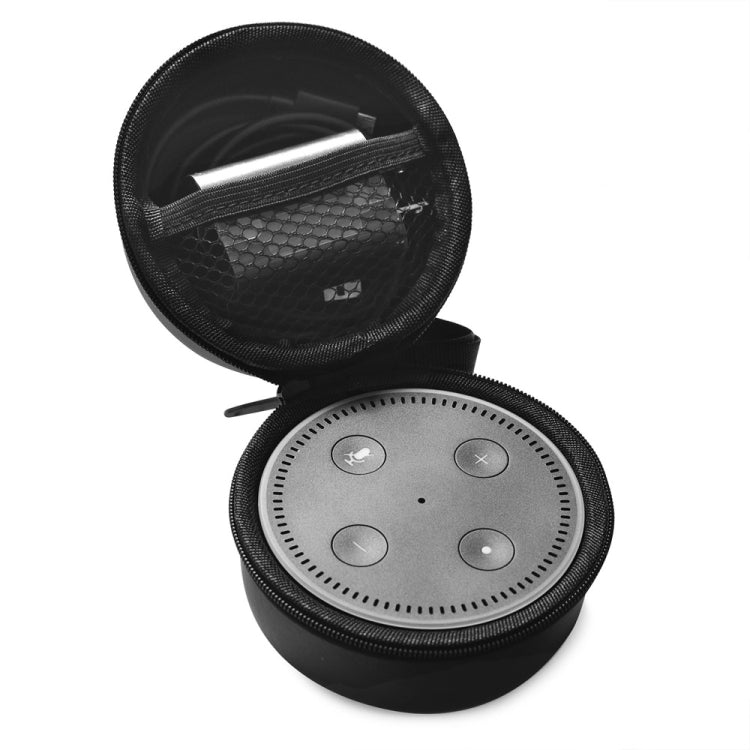Portable New Amazon Echo Dot 2nd Intelligent Bluetooth Speaker Storage Bag Protective Case(Black)