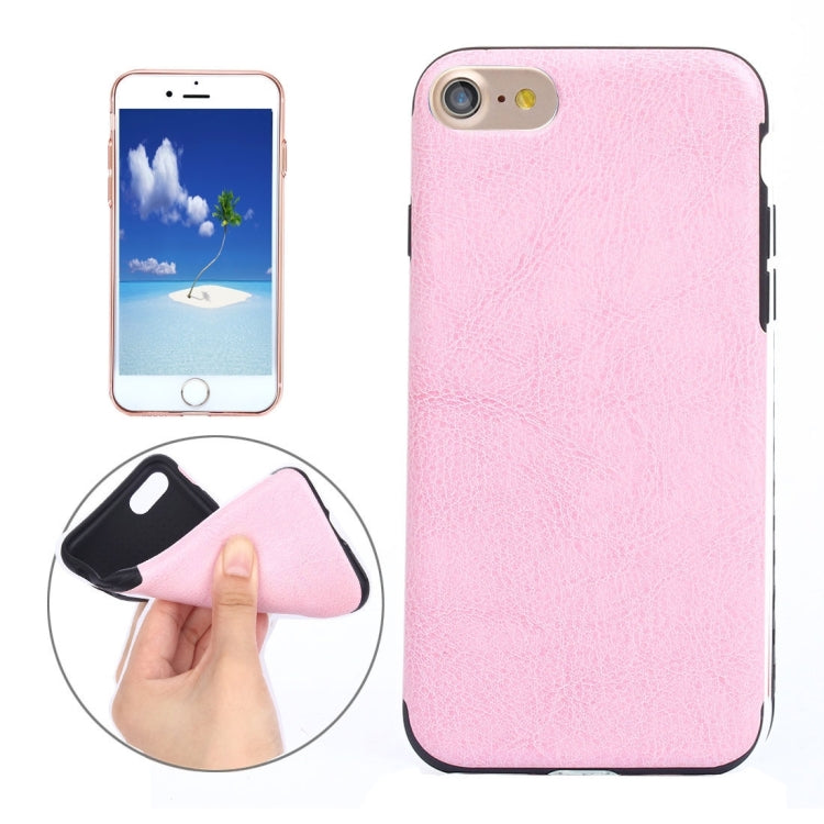 For iPhone SE 2020 & 8 & 7 Crazy Horse Texture Soft PU Protective Leather Case
