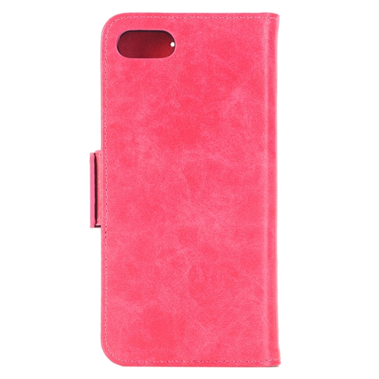 For  iPhone 8 & 7  Crazy Horse Texture  Horizontal Flip Leather Case with Holder & Card Slots & Wallet