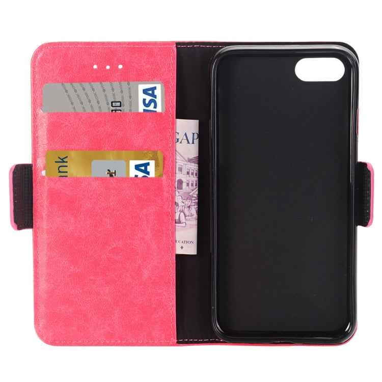 For  iPhone 8 & 7  Crazy Horse Texture  Horizontal Flip Leather Case with Holder & Card Slots & Wallet