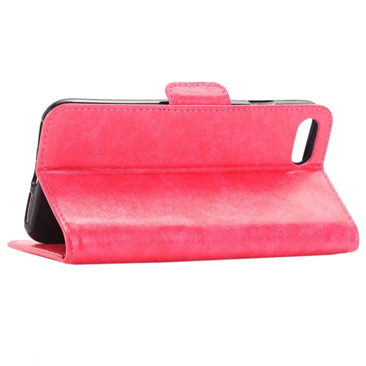 For  iPhone 8 & 7  Crazy Horse Texture  Horizontal Flip Leather Case with Holder & Card Slots & Wallet