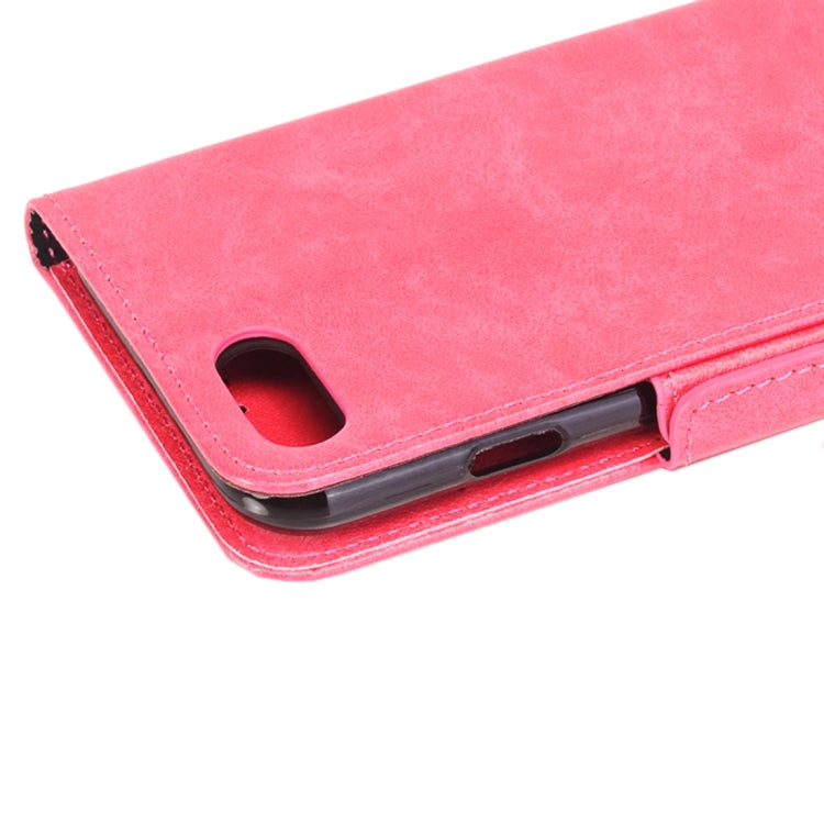 For  iPhone 8 & 7  Crazy Horse Texture  Horizontal Flip Leather Case with Holder & Card Slots & Wallet