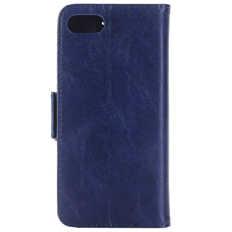 For  iPhone 8 & 7  Crazy Horse Texture  Horizontal Flip Leather Case with Holder & Card Slots & Wallet