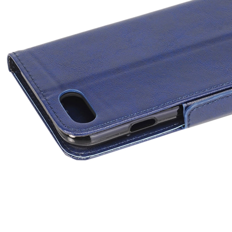 For  iPhone 8 & 7  Crazy Horse Texture  Horizontal Flip Leather Case with Holder & Card Slots & Wallet
