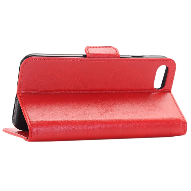 For  iPhone 8 & 7  Crazy Horse Texture  Horizontal Flip Leather Case with Holder & Card Slots & Wallet